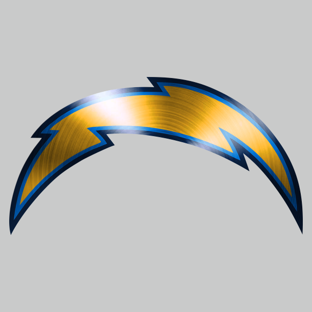 Los Angeles Chargers Stainless steel logo vinyl decal